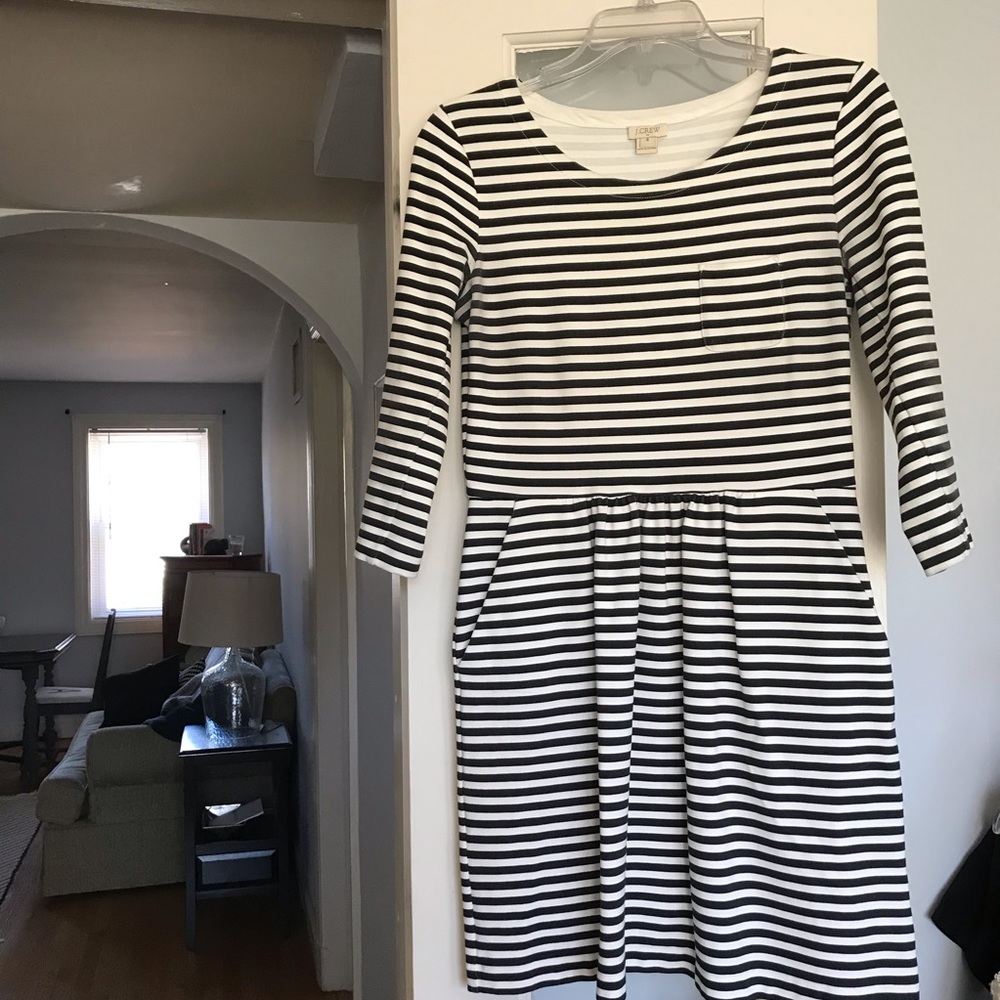 Stripped J. Crew Factory Dress